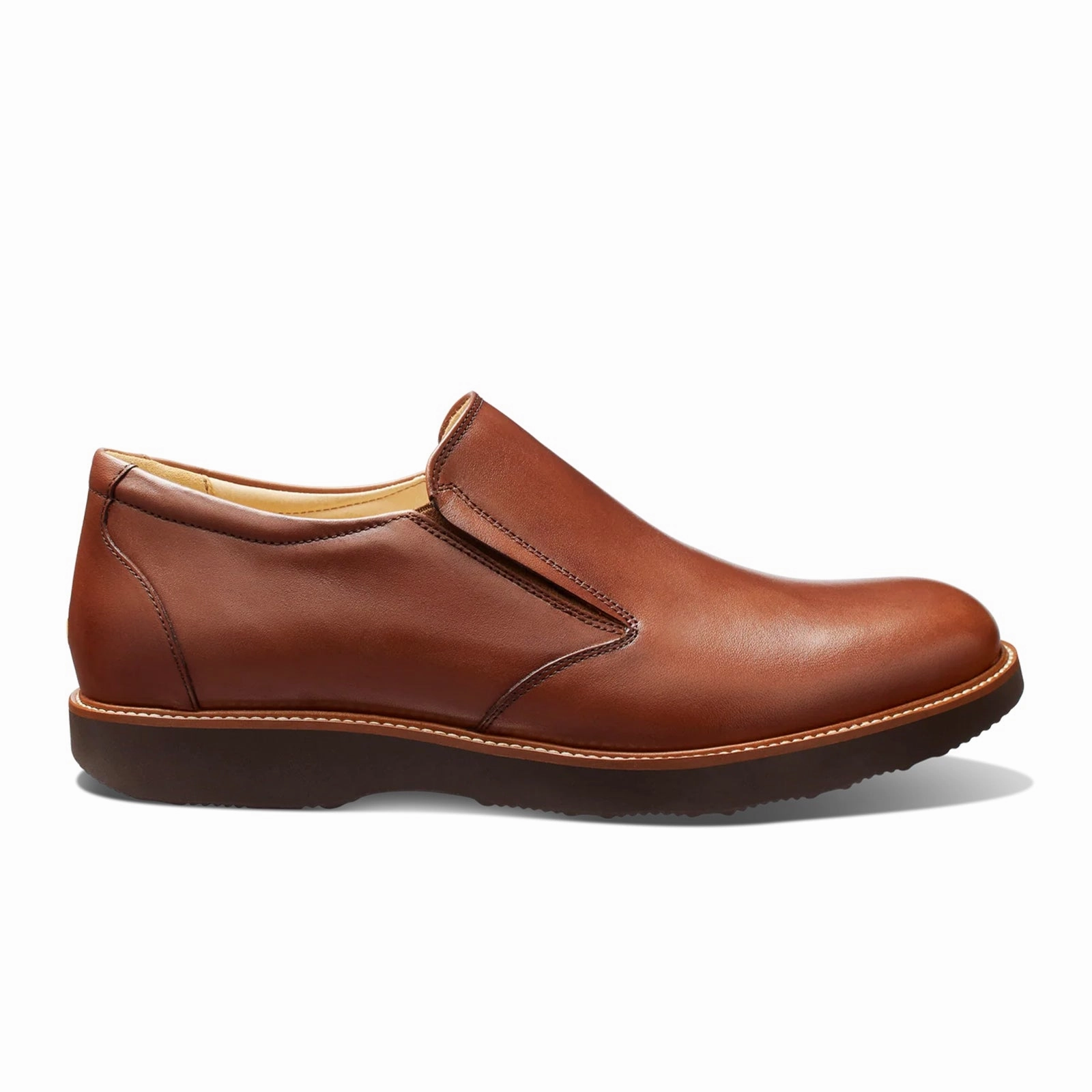 Samuel Hubbard Frequent Traveler Loafer (Men) - Whiskey Tan Leather Climate-Adaptive Classic Move