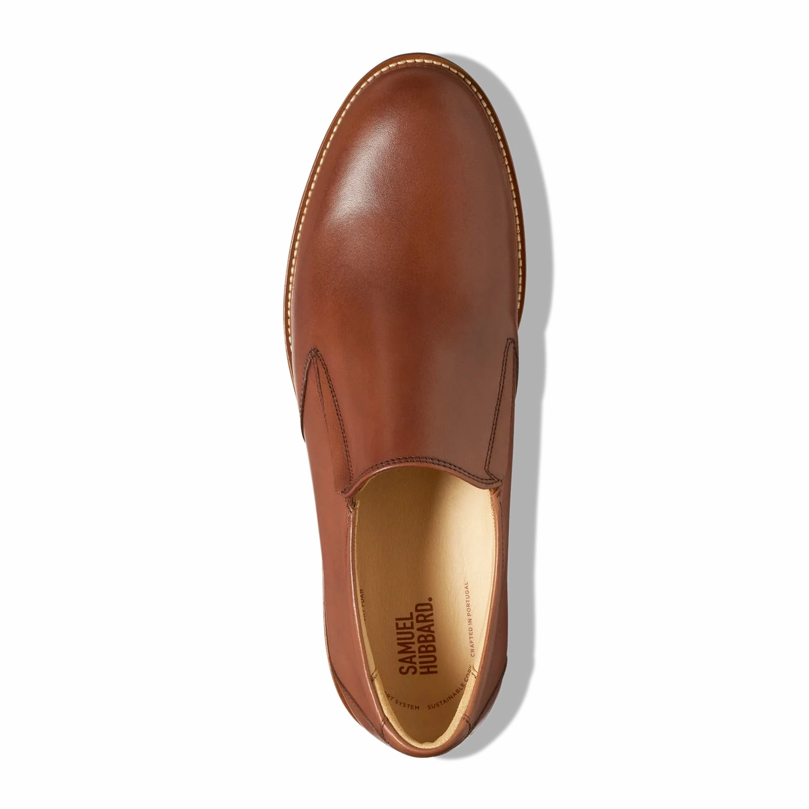 Art Spirit Dream Look Samuel Hubbard Frequent Traveler Loafer (Men) - Whiskey Tan Leather