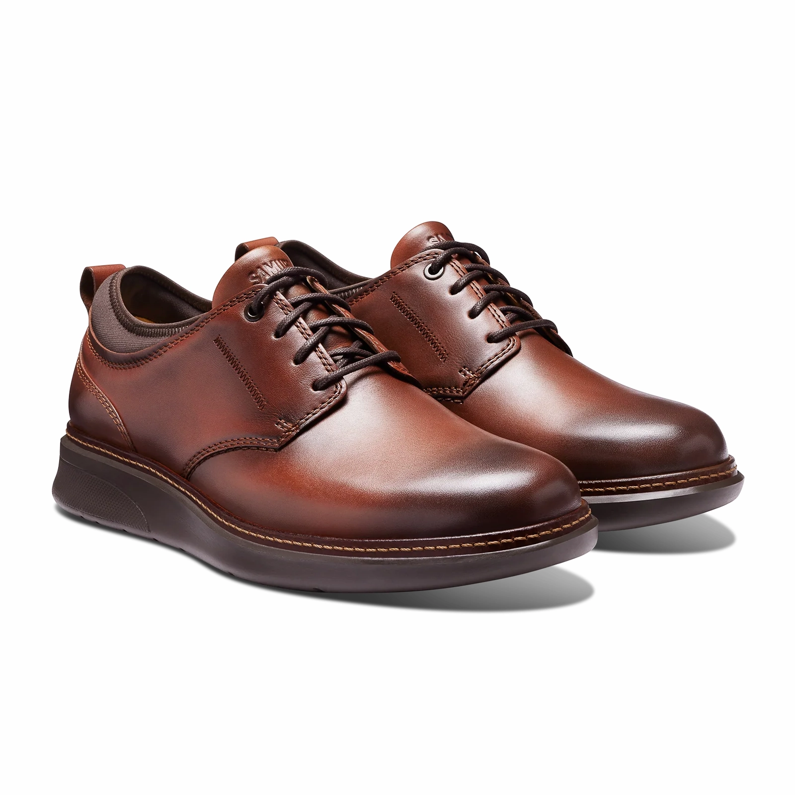 Easy Drape Fresh Stitch Samuel Hubbard Rafael Hybrid Lace Up (Men) - Cognac Leather