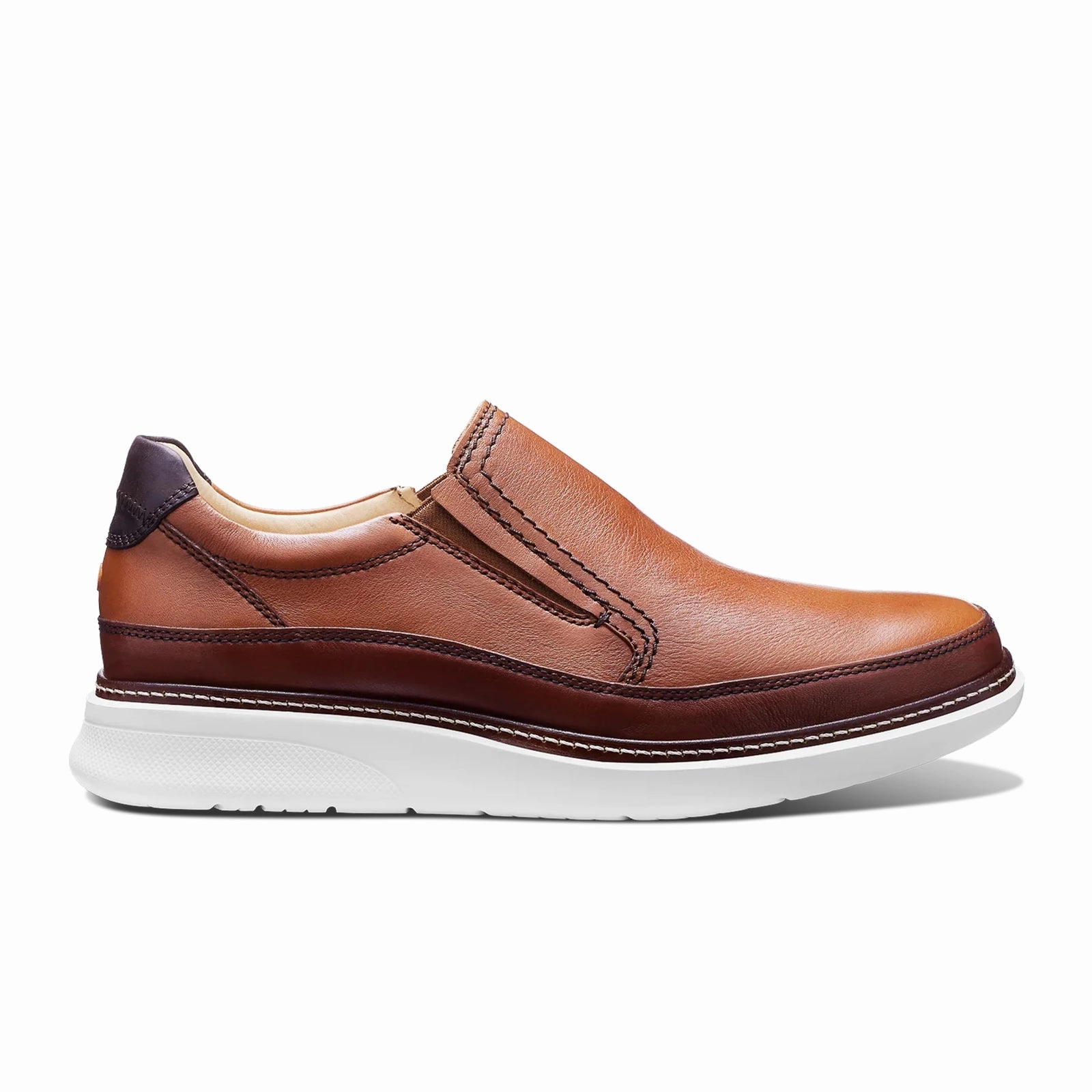 Samuel Hubbard Rafael Hybrid Slip On (Men) - Tan Leather Slim Form