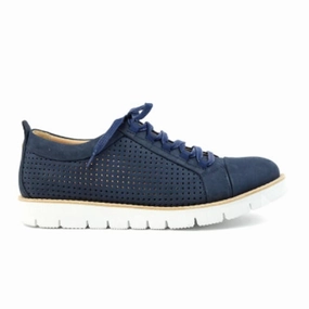 Delicate Lines Samuel Hubbard Wanderer Sneaker (Women) - Midnight Blue Nubuck