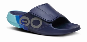 OOFOS OOAHH SPORT FLEX SLIDE SKY RALLY Footwear for Traveling Anti Friction Lining