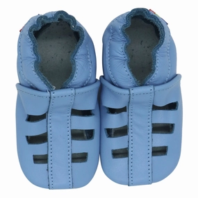 Sandals Light Blue up to 6 Years Old daily commuters Gusseted Tongue