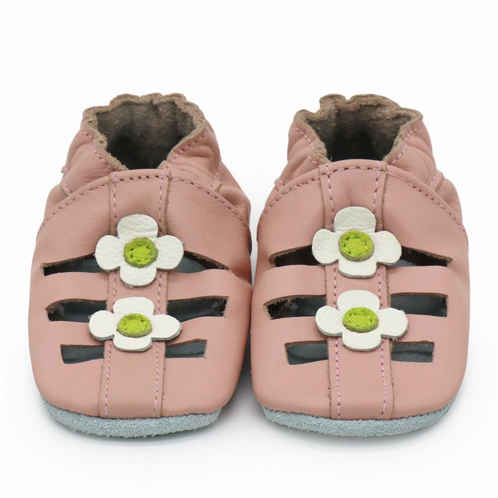 Sandals Pink White Flower up to 4 Years Heat Dissipation System breathable insole