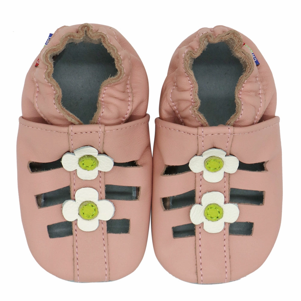 Sandals Pink White Flower up to 4 Years worker - style precious