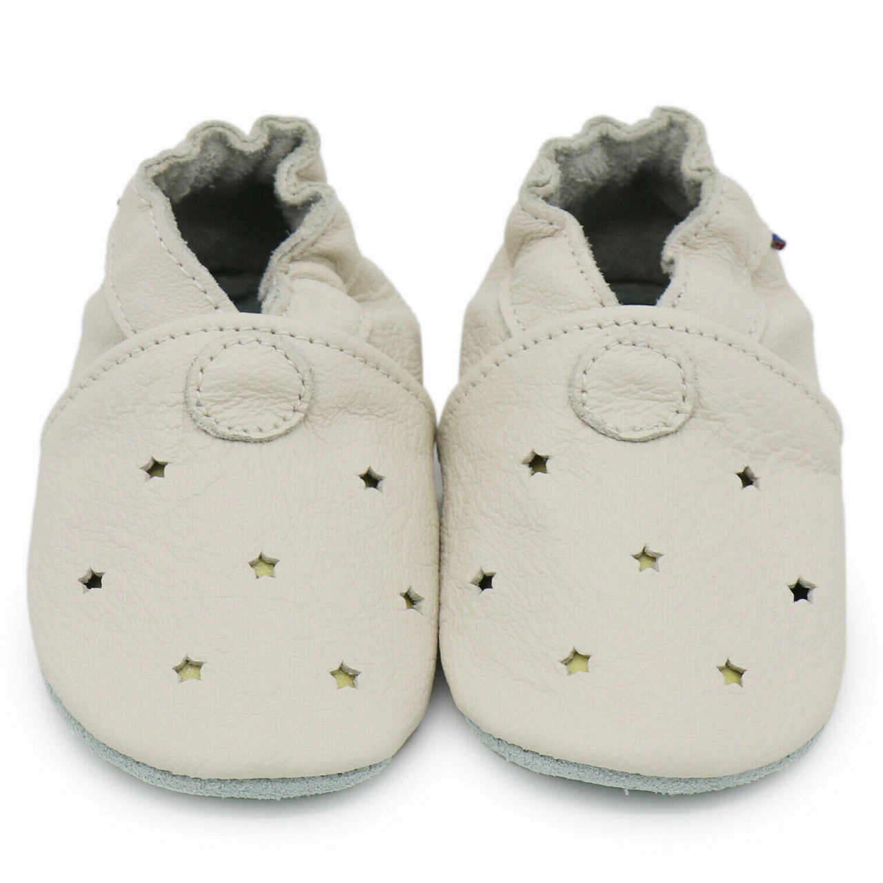 Cone Heel Thermoplastic Frame Sandals Star Cream up to 4 Years