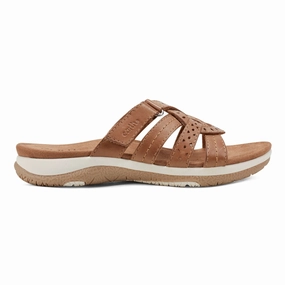 Sassoni Strappy Casual Slip-On Flat Sandals Air Circulation Channels