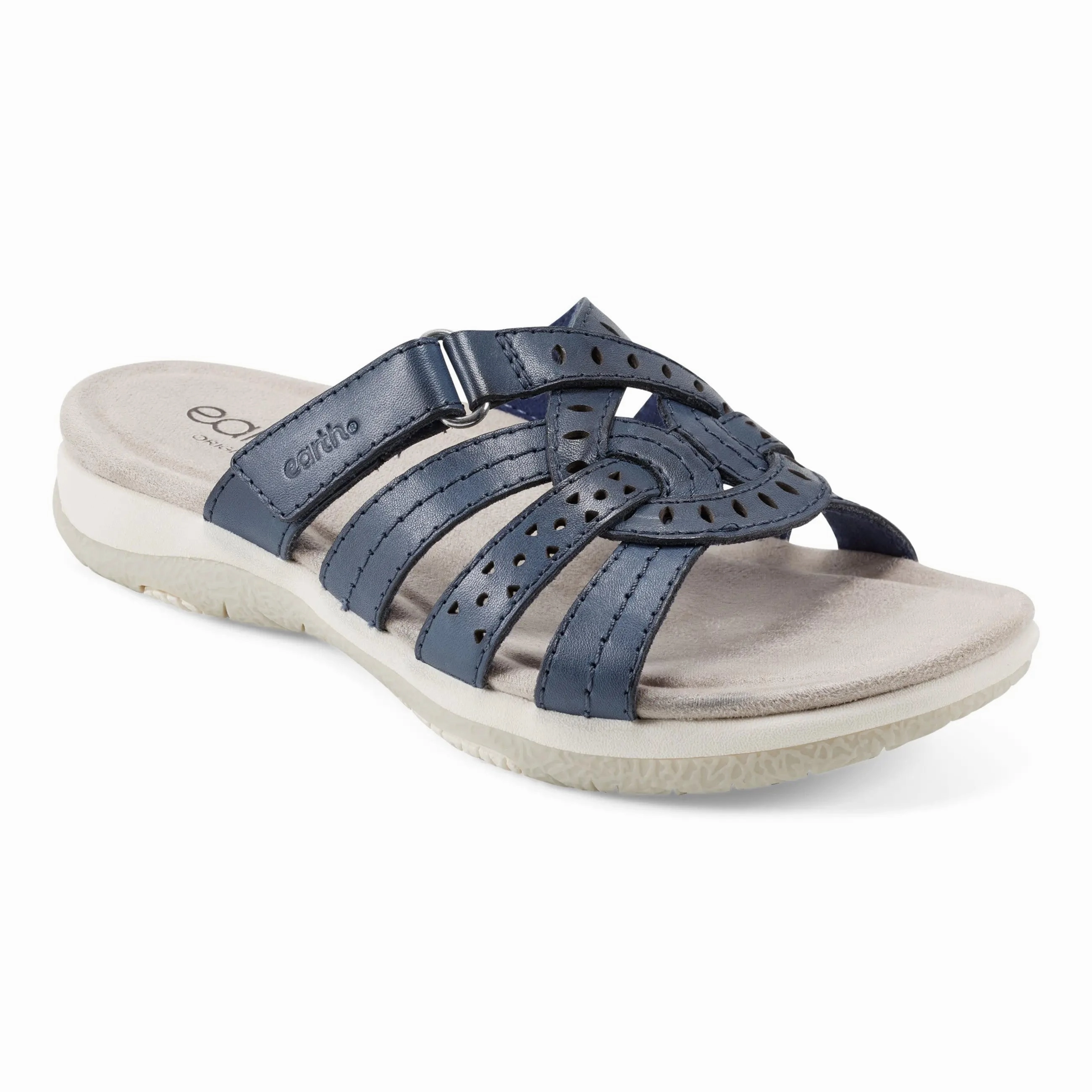 Sassoni Strappy Casual Slip-On Flat Sandals Boosted sole