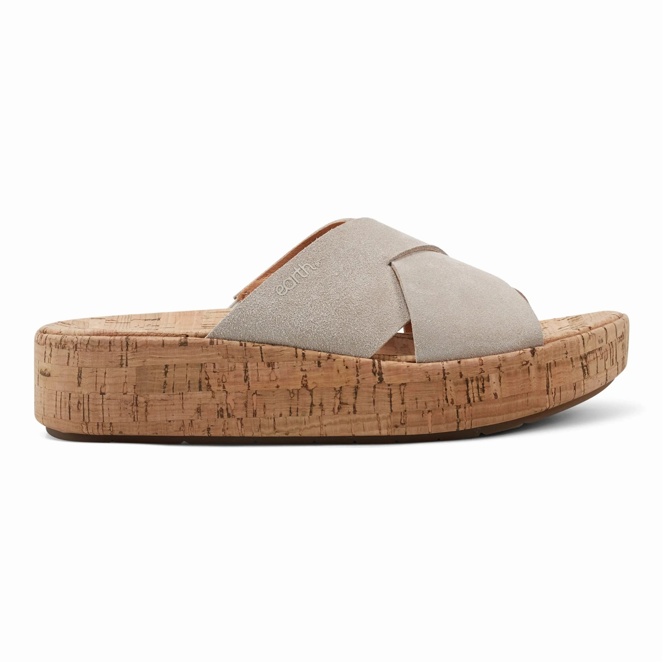 Padded Support Scout Casual Slip-on Wedge Platform Sandals