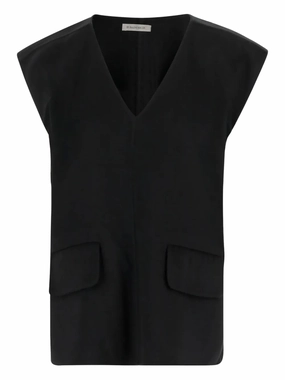 Cilia Vest in Black AntiSlip Grip Utility Jacket