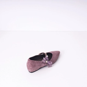 Retro-inspired performance Women Elegant Sheepskin Leather Pointed Toe One Straped Shoes