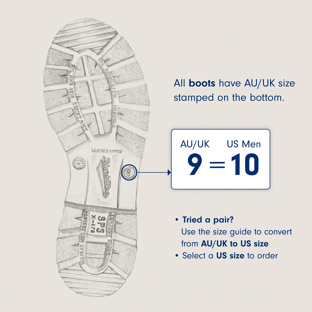 Orthopedic Molded Design Seamless performance BLUNDSTONE 585 MEN'S CHELSEA BOOTS