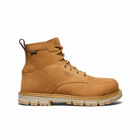 Resilient Lacing Men's San Jose 6" Waterproof 90?? Heel Boot (Aluminum Toe)  |  Bistre/Gum