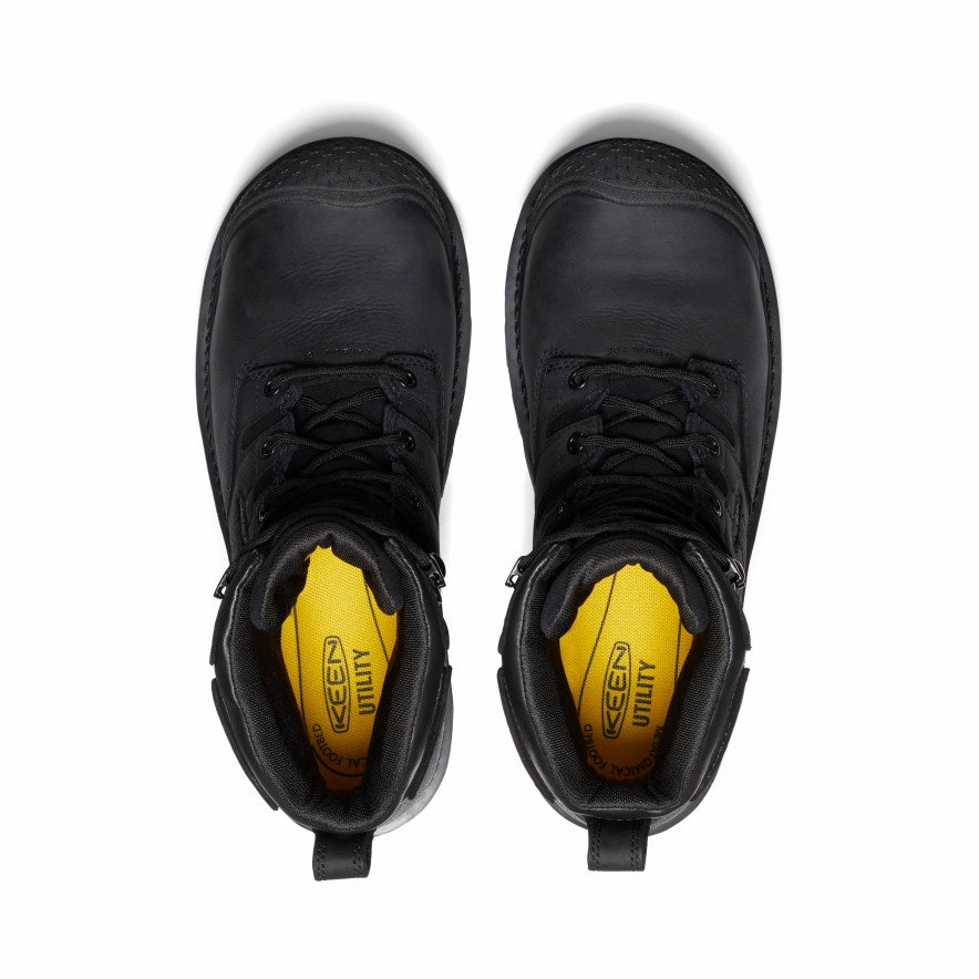 Canvas Men's Camden 6" Waterproof Boot (Carbon Toe)  |  Black/Black