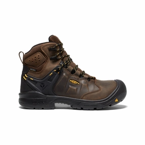 Men's Dover 6" Waterproof (Carbon Toe)  |  Dark Earth/Black Work Ready Boots Power Grip Footwear