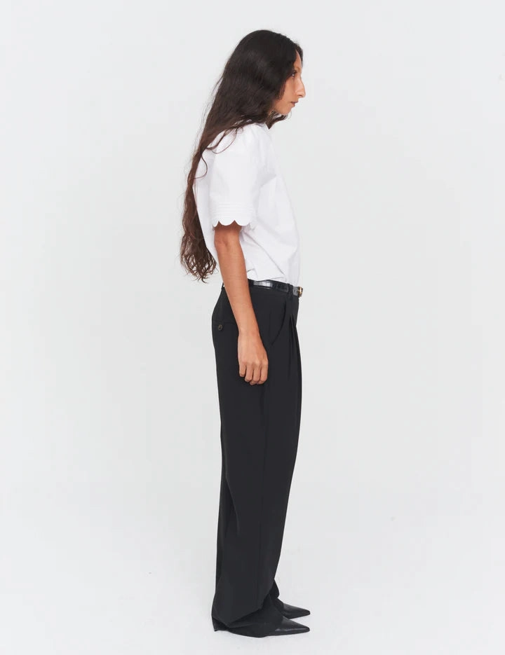 Noah Pants in Black NonSlipTrim Formal Look