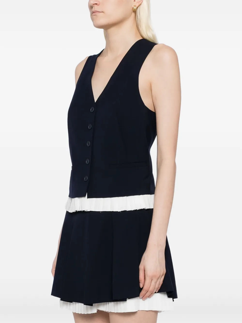 Laiken Vest in Midnight CompactKnit Elegant Dress