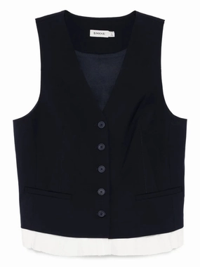 Sporty Jacket EcoFriendlyMaterial Laiken Vest in Midnight