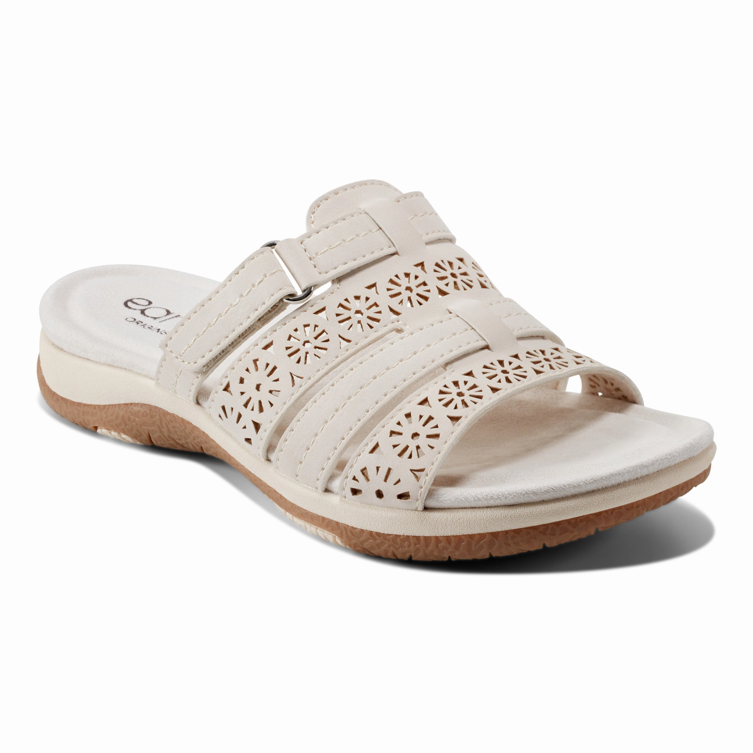 Sinci Square Toe Slip-on Casual Sandals Seamless Stitching