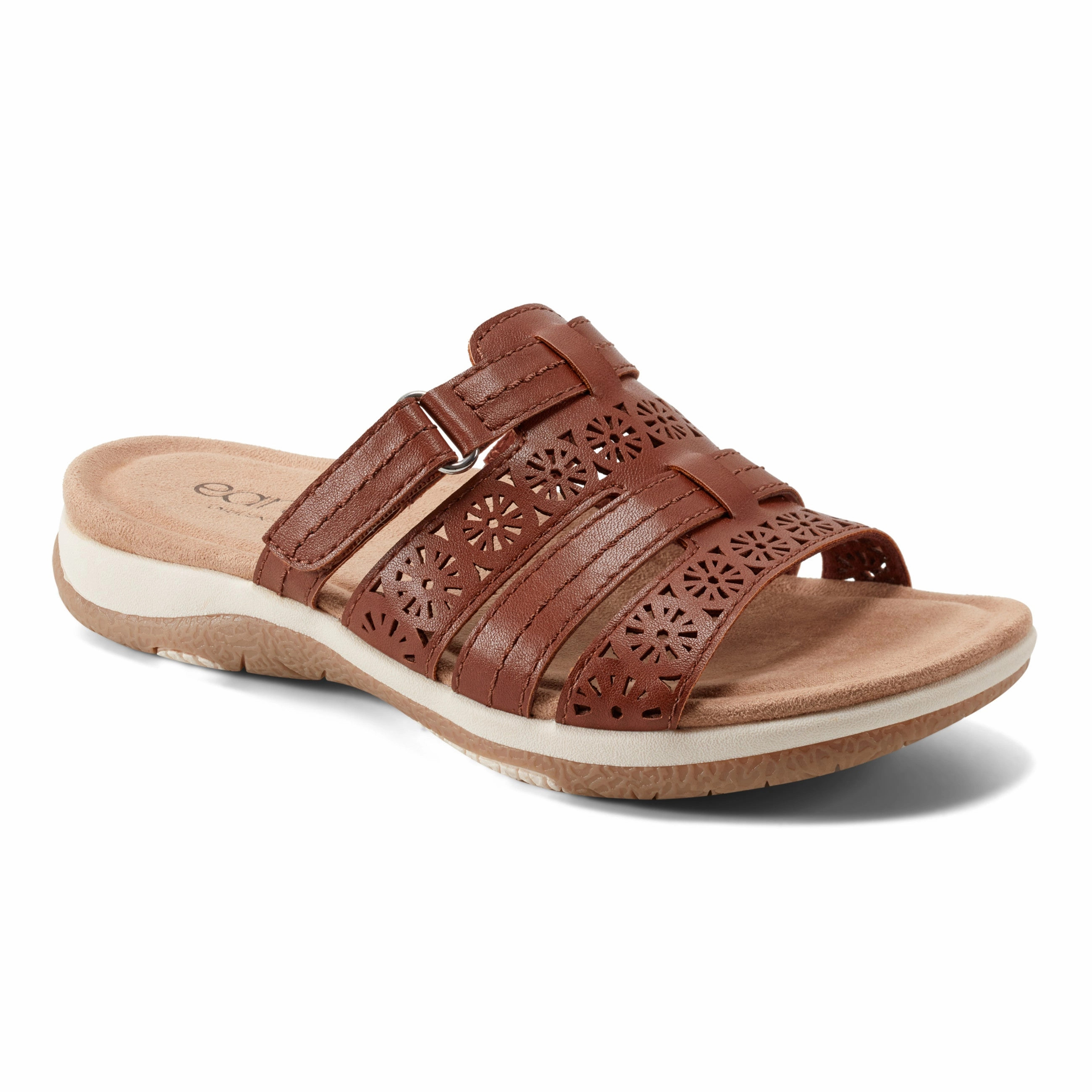 Hydraulic Heel Suspension Flexible Support Sinci Square Toe Slip-on Casual Sandals