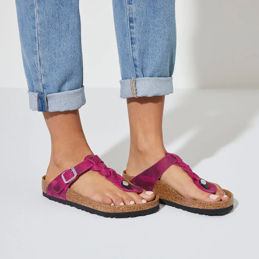 BIRKENSTOCK GIZEH BRAID - FESTIVAL FUCHSIA baseball players - specific features