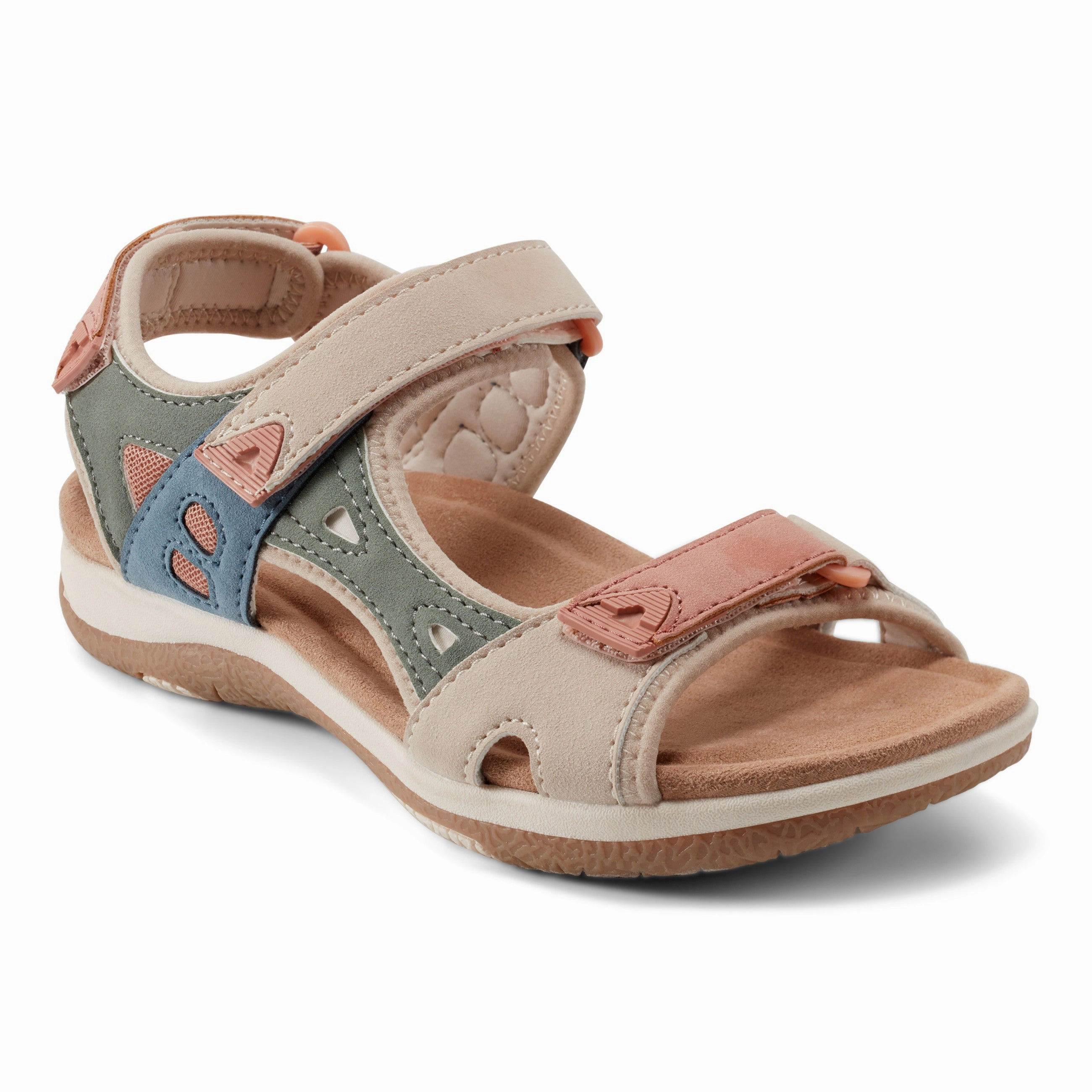Skylar Round Toe Lightweight Casual Flat Sandals partygoers