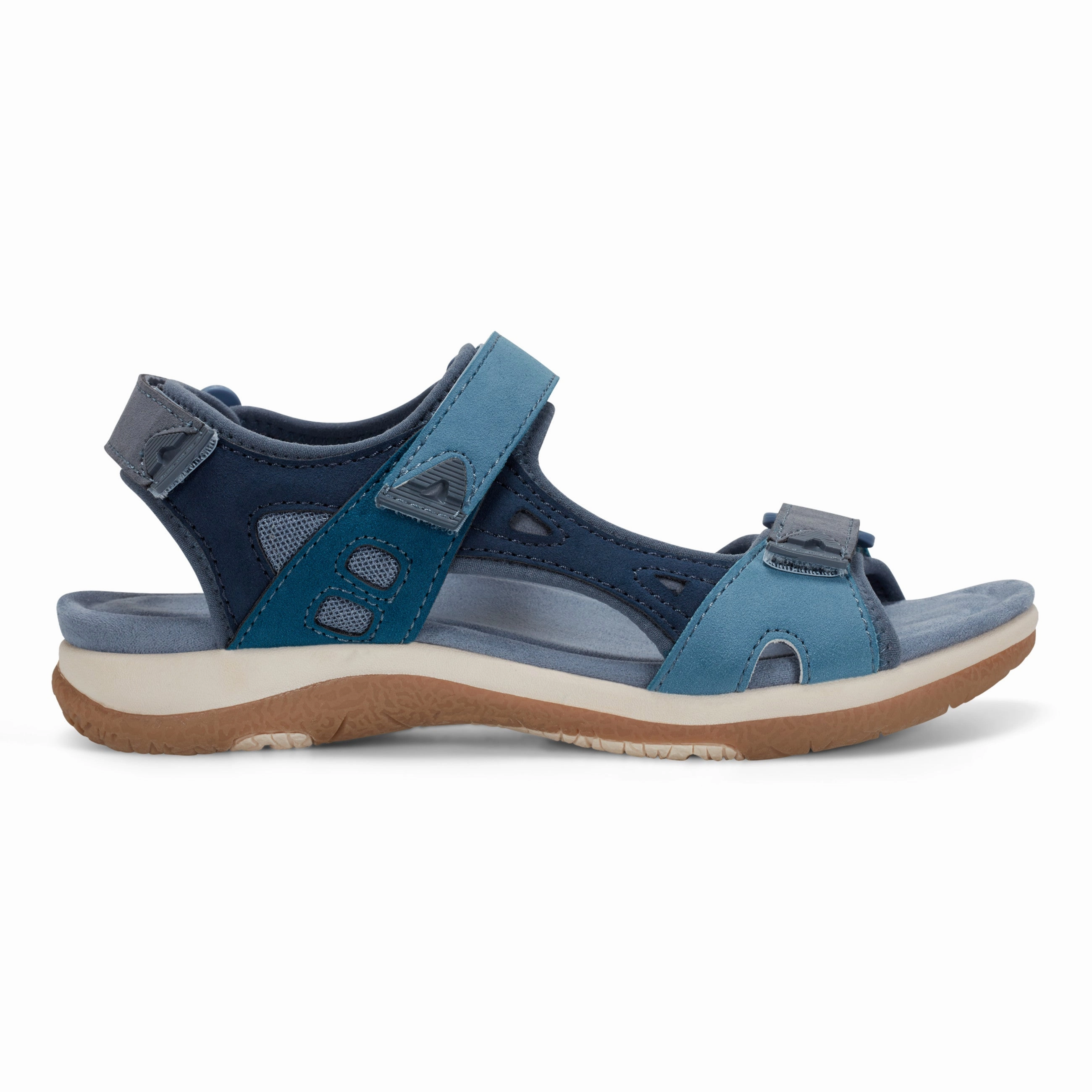 Arch Support Design Skylar Round Toe Lightweight Casual Flat Sandals