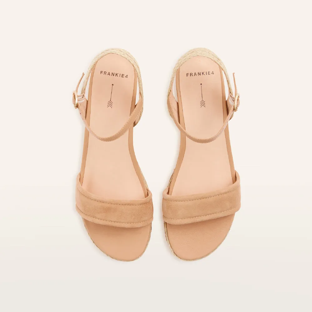 Harris Camel Suede Cutout Style Stylish Heels