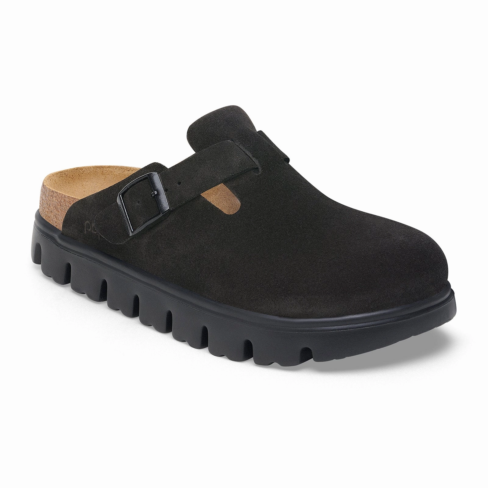 Cool Movement Birkenstock Boston Chunky Narrow Clog (Women) - Black Suede