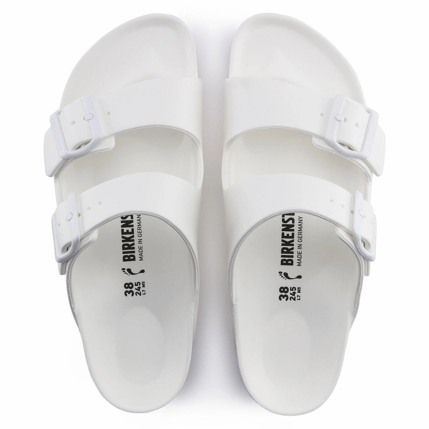 Stretchable Straps BIRKENSTOCK ARIZONA EVA WHITE