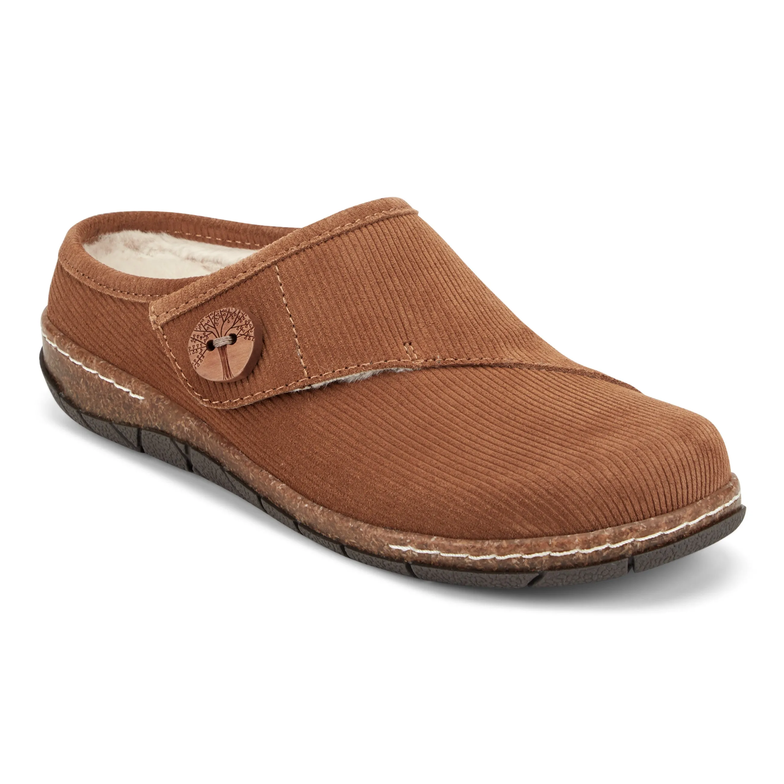 performance - enhancing series Ezra Round Toe Casual Slip-on Flat Clogs