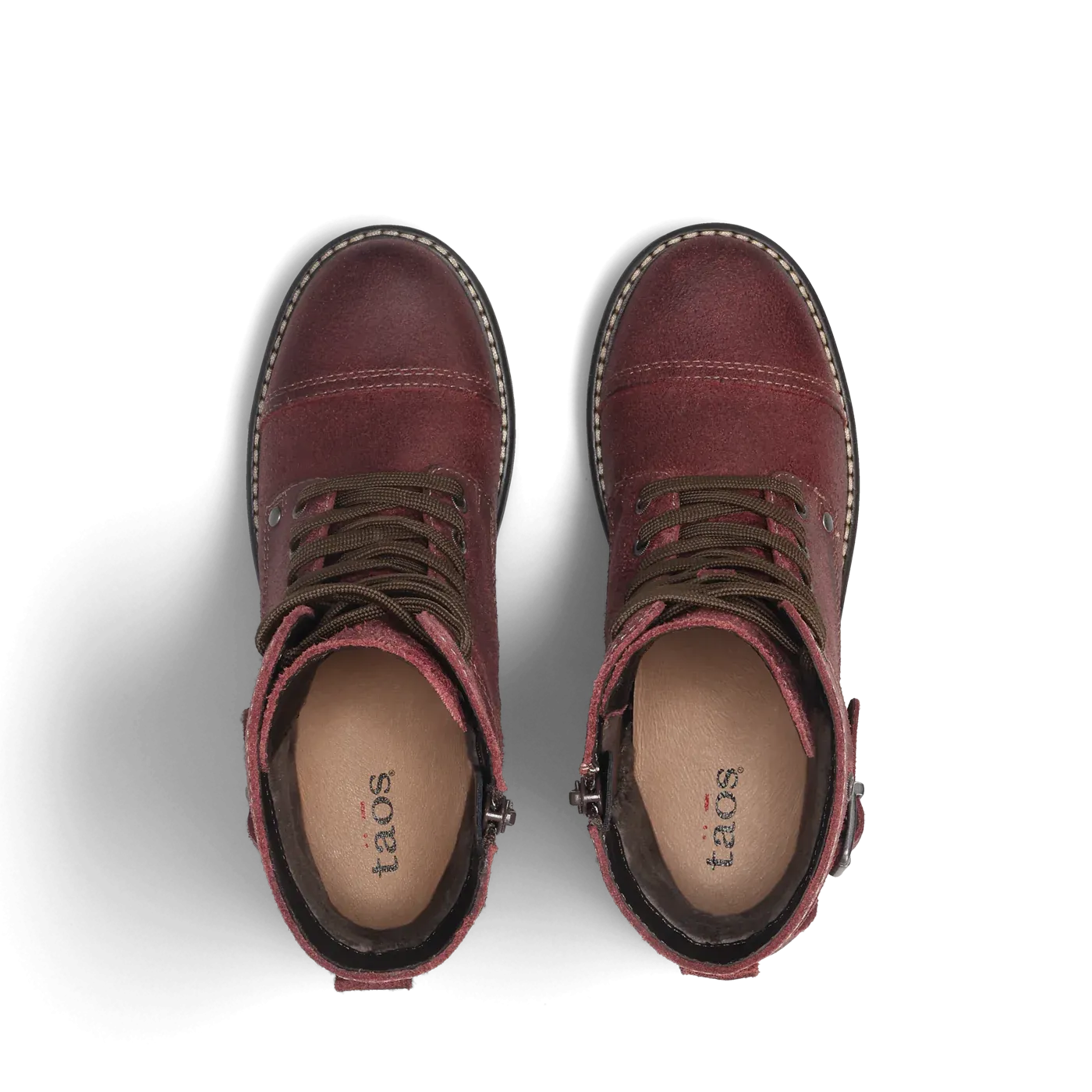 TAOS WOMENS CRAVE -  WINE RUFFOUT Chic Design Arched Support