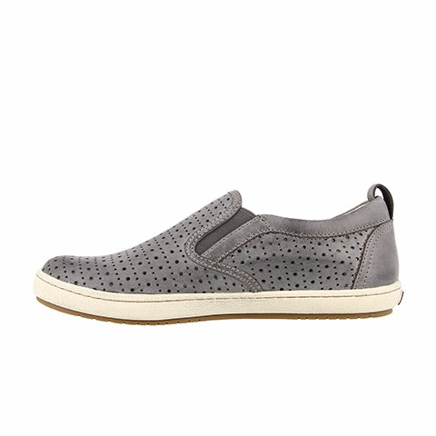Airy Touch Mid layer Taos Court Slip On Sneaker (Women) - Steel