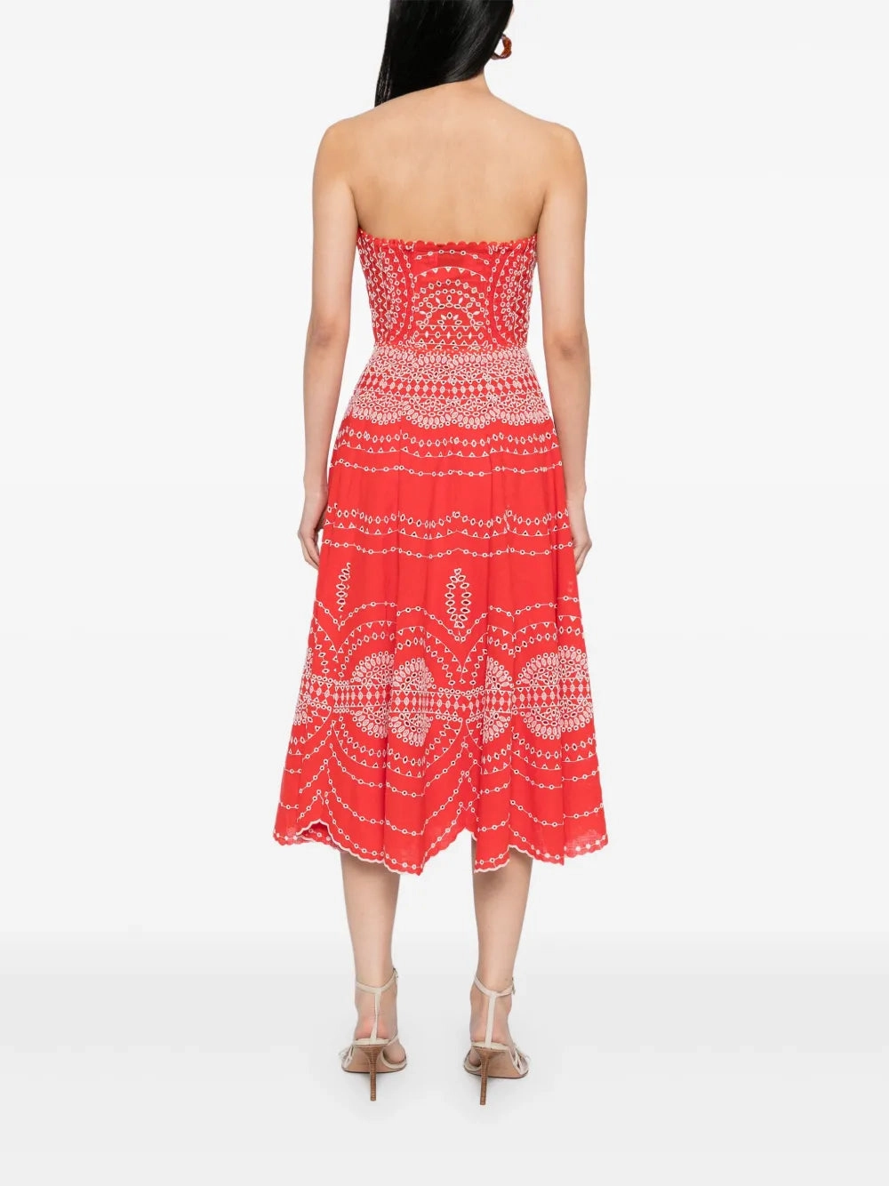 Easy Wash Iris Long Dress in Red