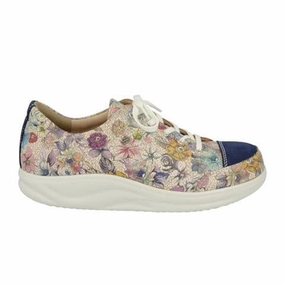 Finn Comfort Ikebukuro Lace Up (Women) - Multi/Atoll Verano/Nubuck Airy Base