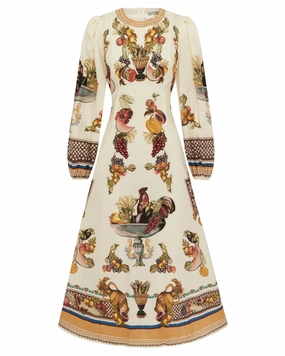 Mercado Midi Dress in Multi Athleisure Cool Ergonomic Pattern