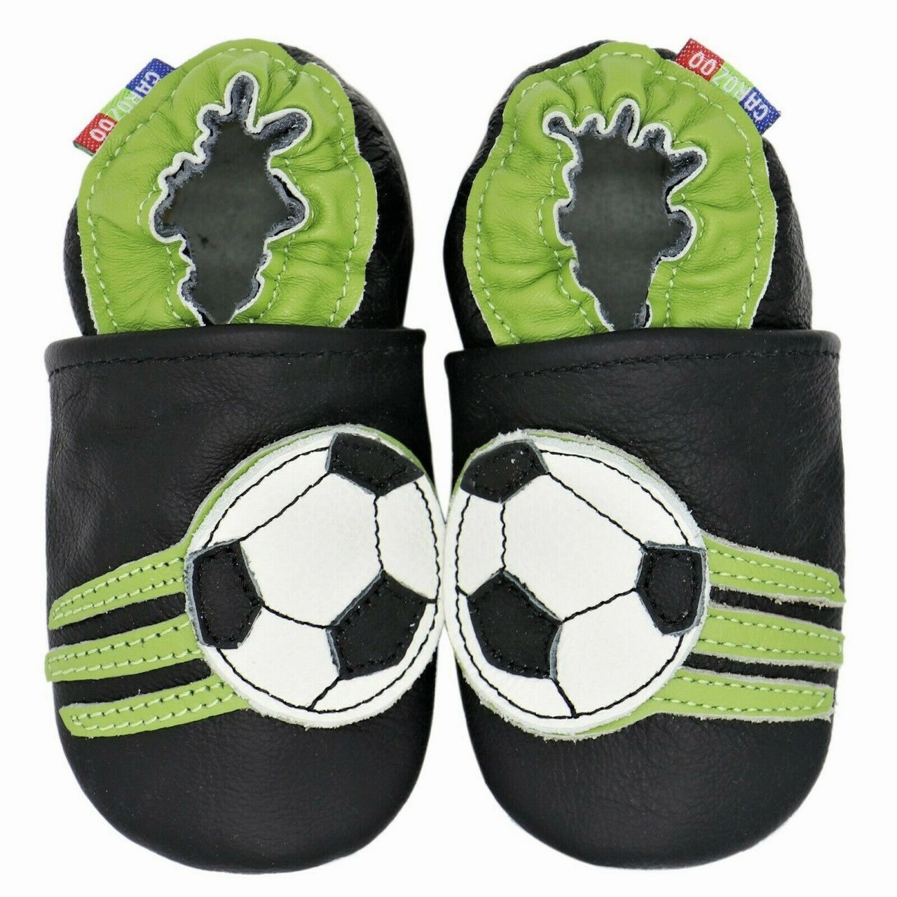 Moisture Wicking Fabric Flex Groove Design Soccer Black up to 8 Years Old