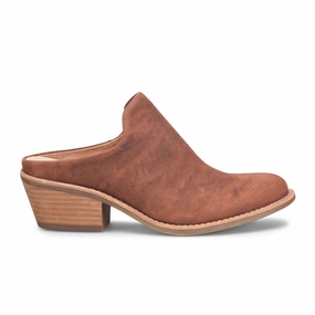 Sofft Ameera Mule (Women) - Cognac Contrasting Detail