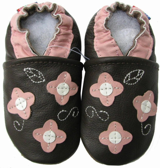 Pink Flower Leaf Brown up to 6 Years Old passionate runners' shoes