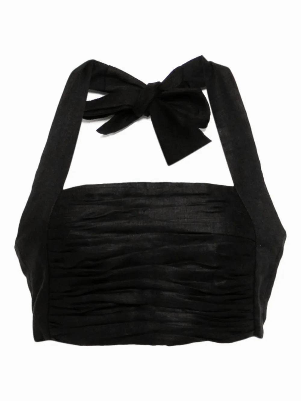 Layered Look Inner Glow Fiji Top in Black