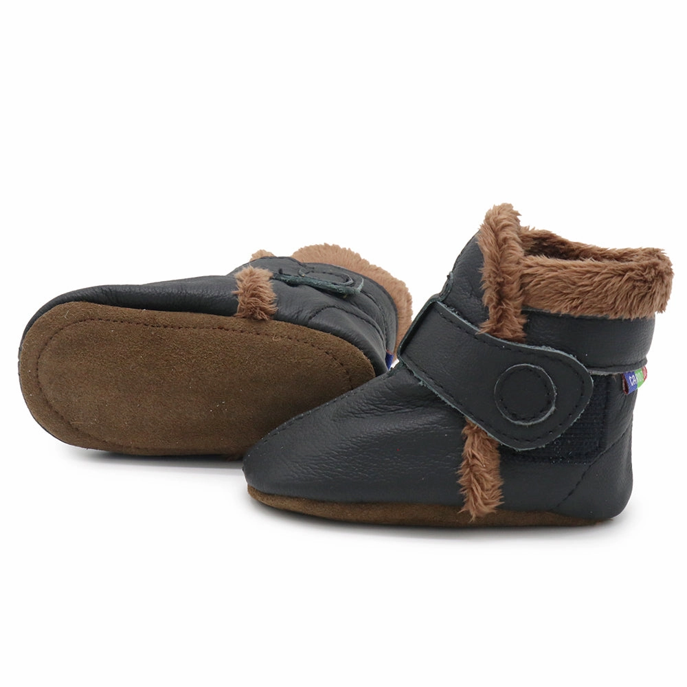 Booties Black up to 4 Years Old Low Profile Design Ultra-soft cushioning