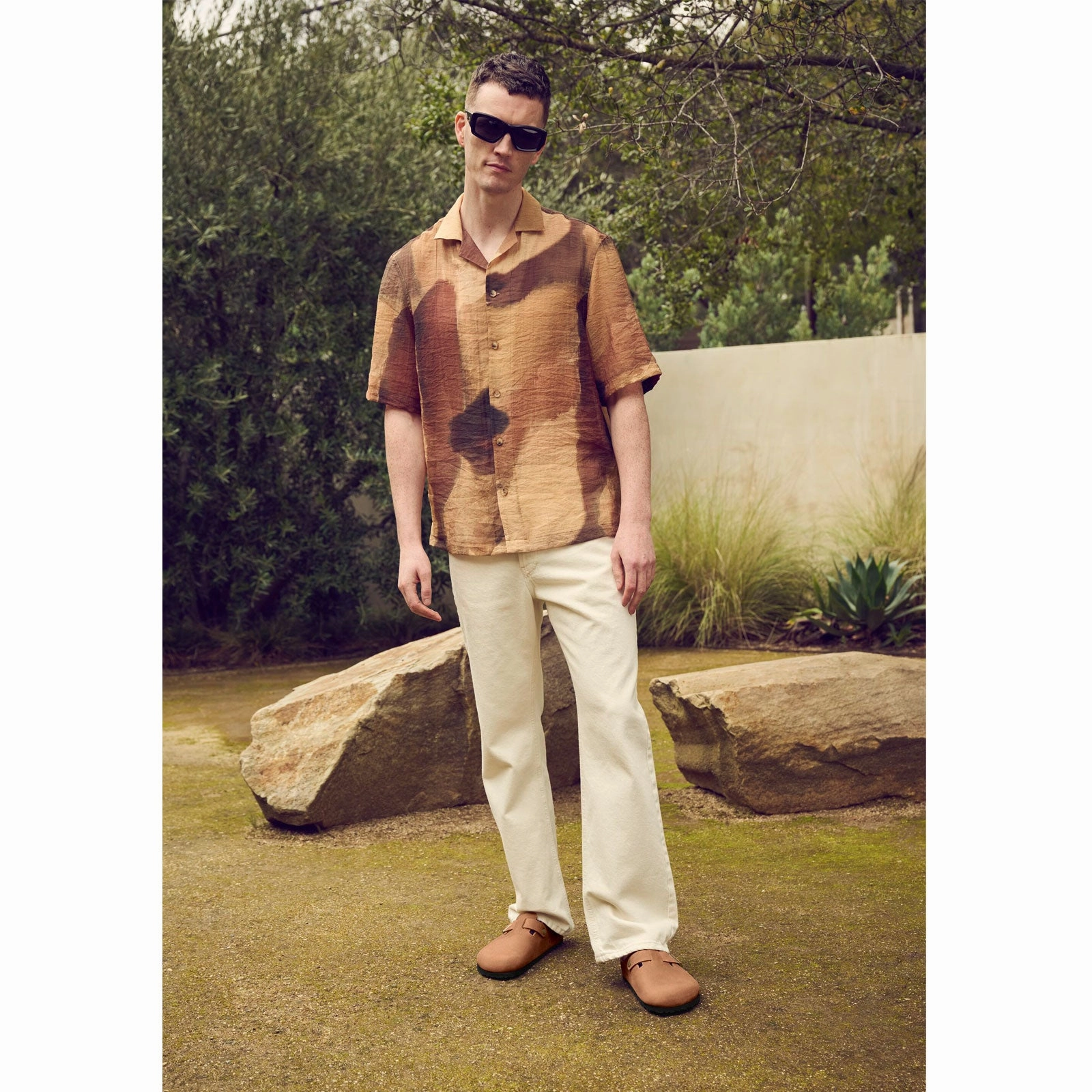 Birkenstock Boston Clog (Men) - Cognac Oiled Leather ReversibleStyle Cool Look