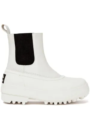 Vibrant breathability popularity - level SOREL x Proenza Schouler Caribou Chelsea Boots in Chalk/Black