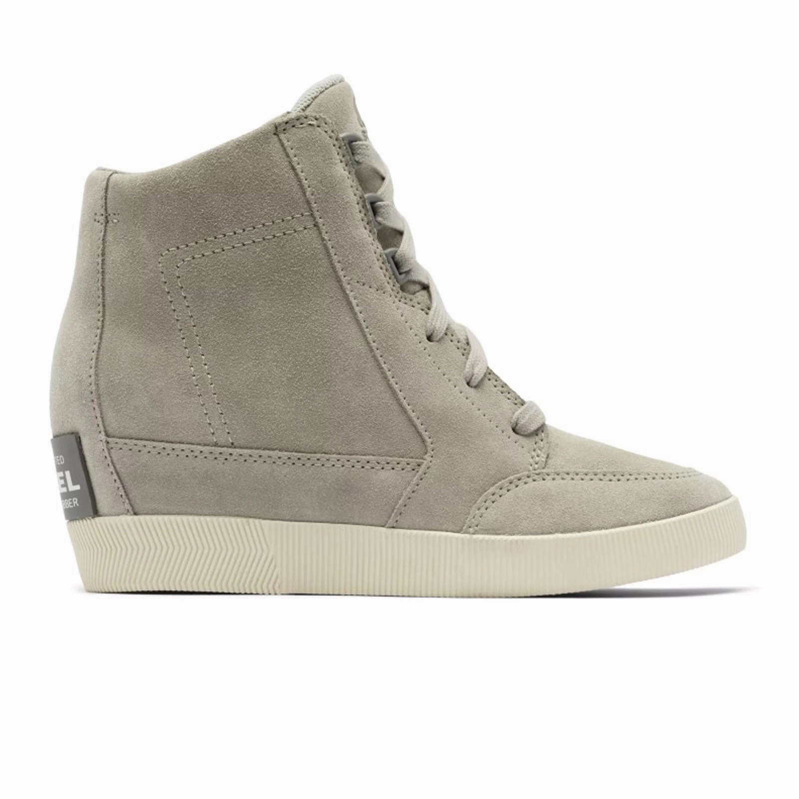 Effortless weekend dress Versatile Look Sorel Out N About Lace Wedge Ankle Boot (Women) - Dove/Quarry