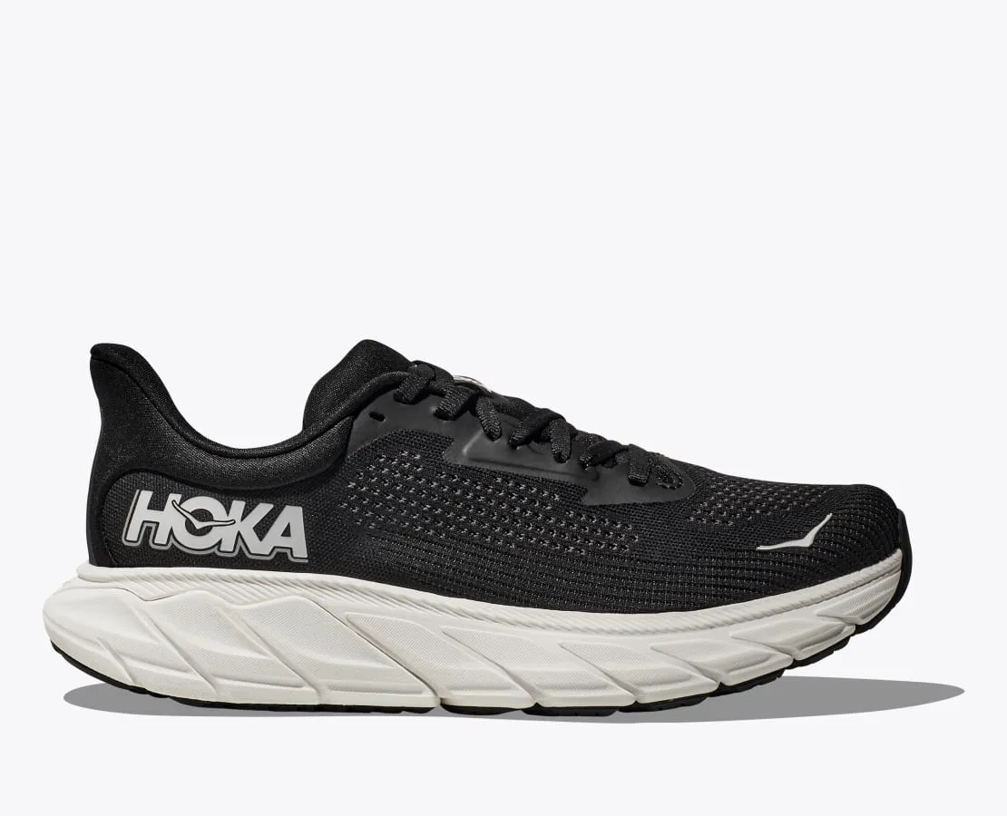 elegant user Quick Drying Materials HOKA MENS ARAHI 7 - BLACK / WHITE
