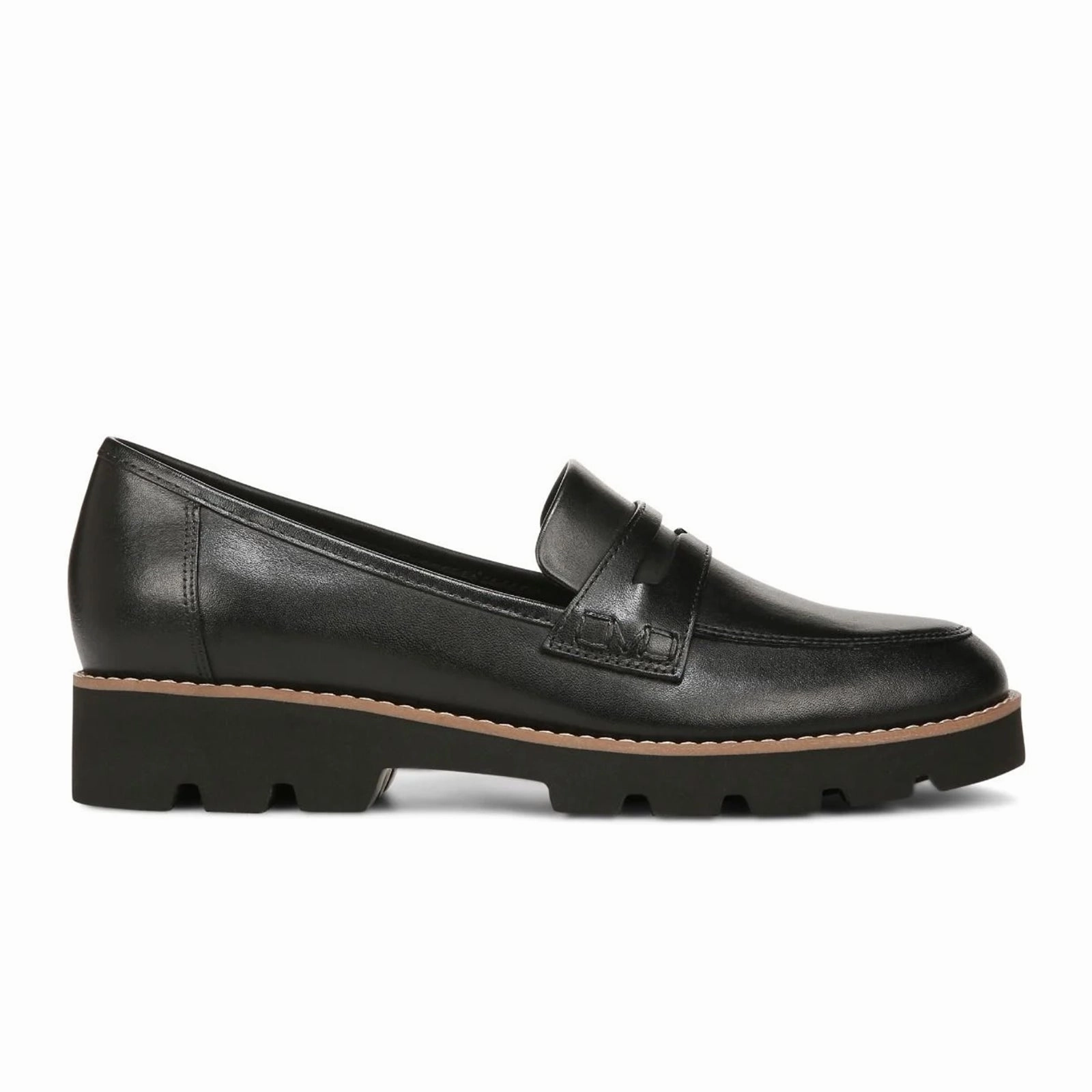 Summer Staple Stylish Design Vionic Cheryl II Loafer (Women) - Black Nappa Leather