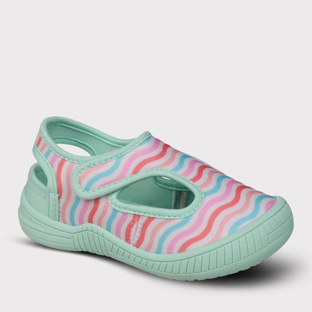 hiker Splash Girls Hook & Loop Sandal Colorful options