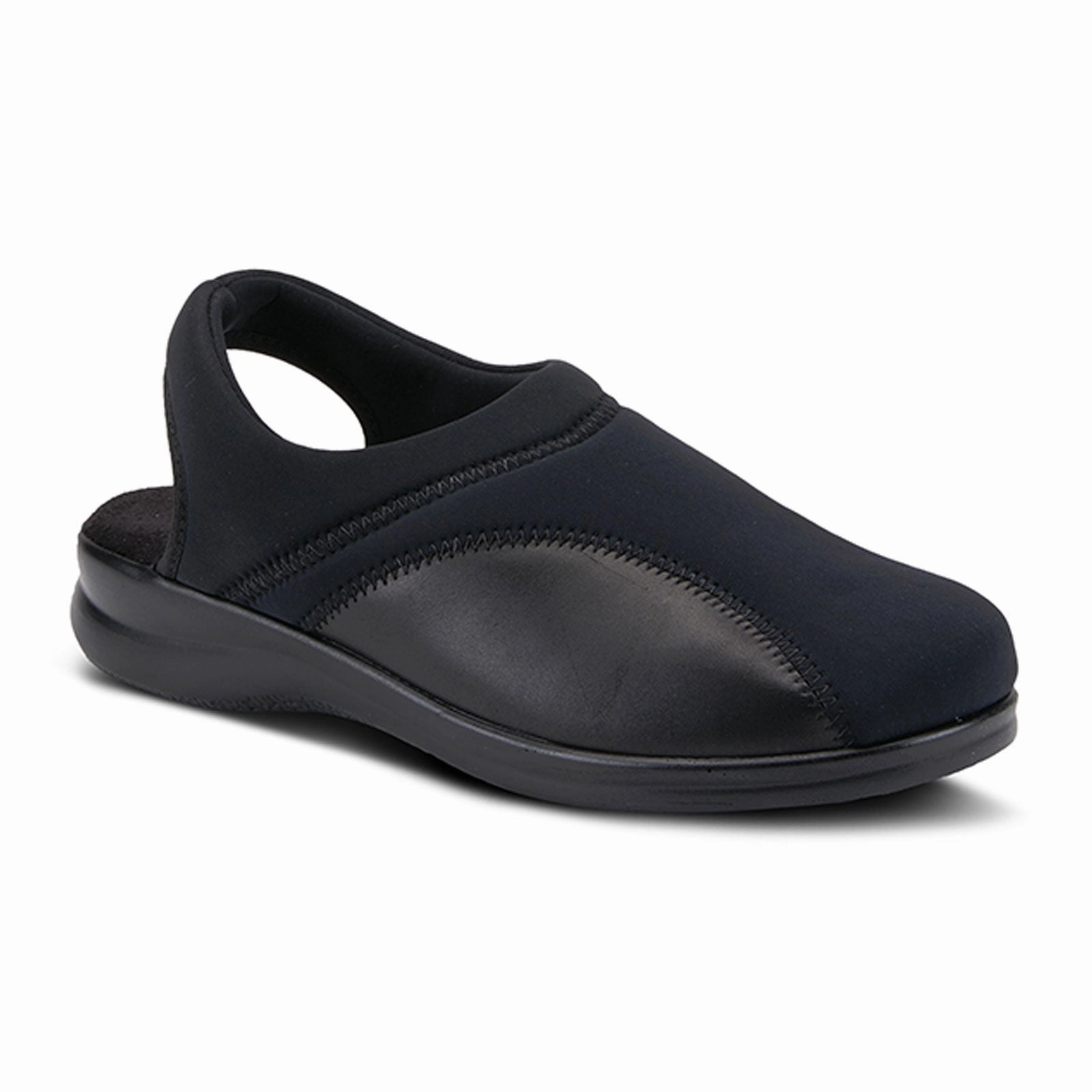 Minimal Aesthetic Spring Step Flexia Slingback Clog (Women) - Black