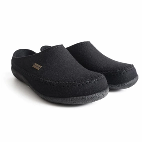 Comfort Slip-On Sandals HAFLINGER FLETCHER BLACK
