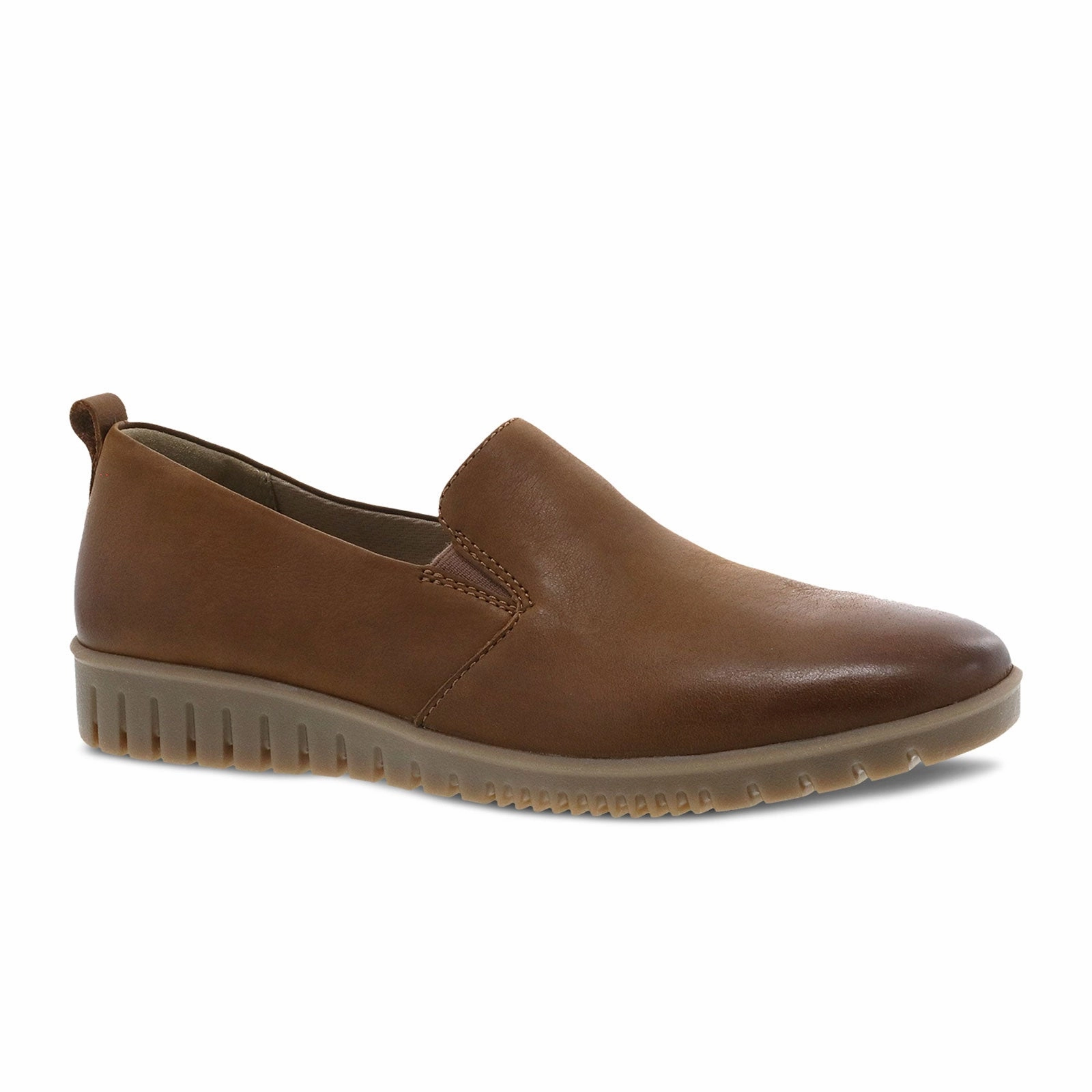 Trend Appeal Soft Neutral Dansko Linley Slip On (Women) - Tan Burnished Calf